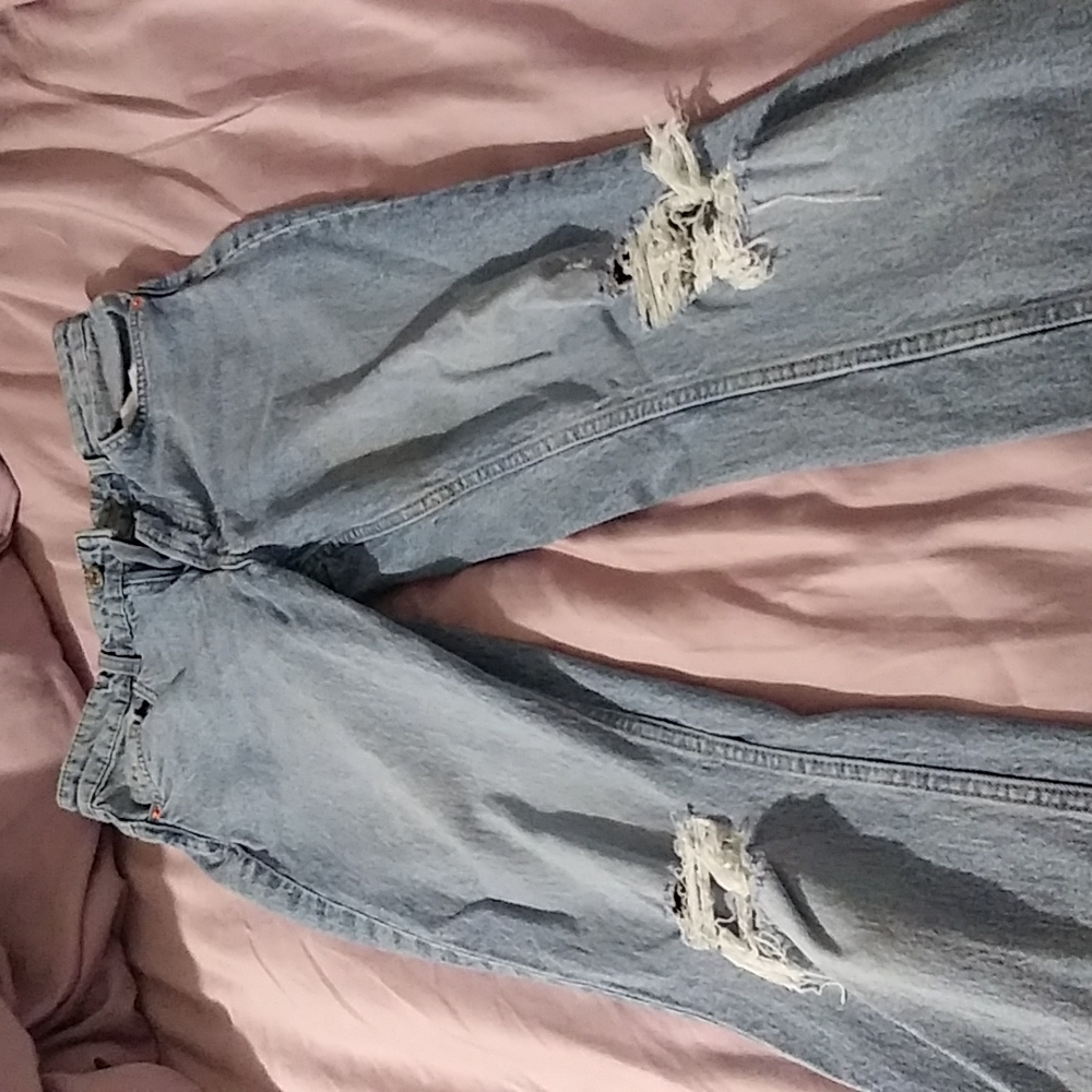 High wasted skinny jeans